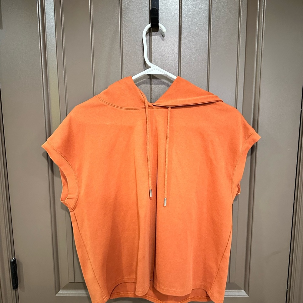 Rust Orange Women's Hooded Sweatshirt